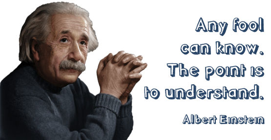 any fool can know albert einstein